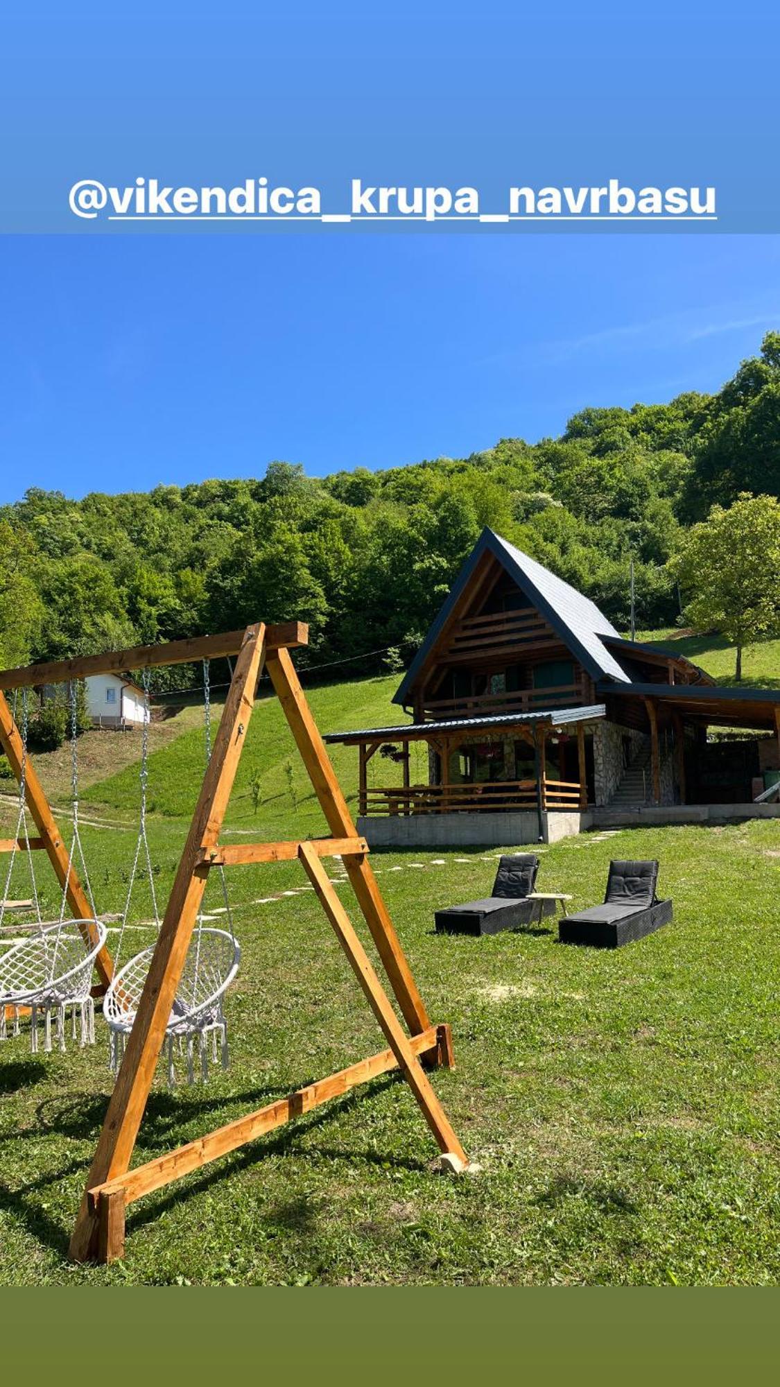 Vikendica Krupa Na Vrbasu Villa Banja Luka Exteriör bild